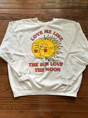 PacSun Women's White Sweatshirt